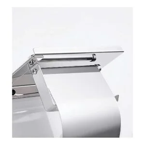 YEAVS Soporte de papel higiénico con estante para teléfono