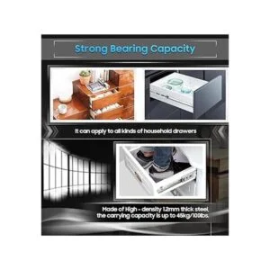 YENUO Diapositivas de cajón de extensión completa para_6