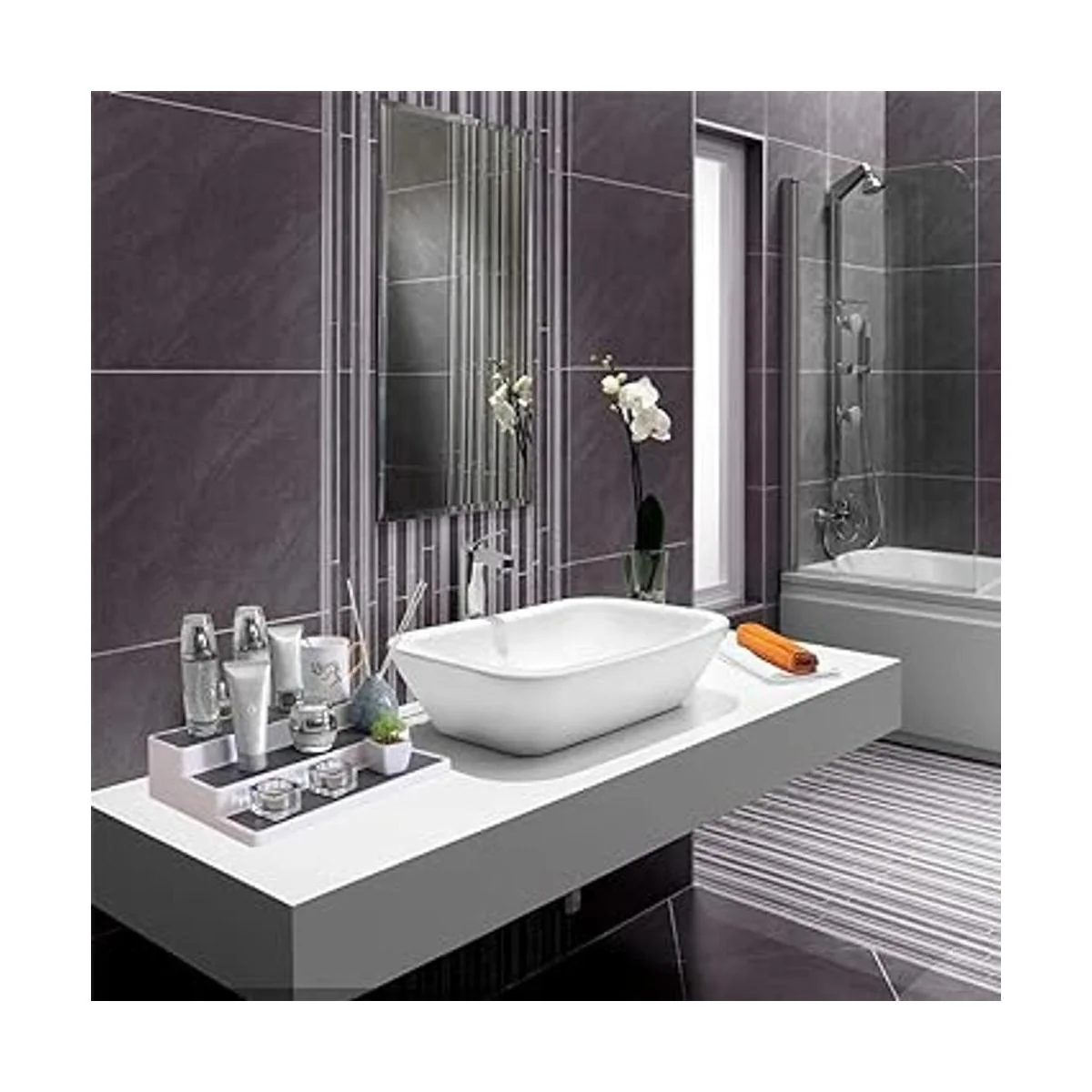 YCOCO Estante de especias expandible de 3 niveles diseño_5