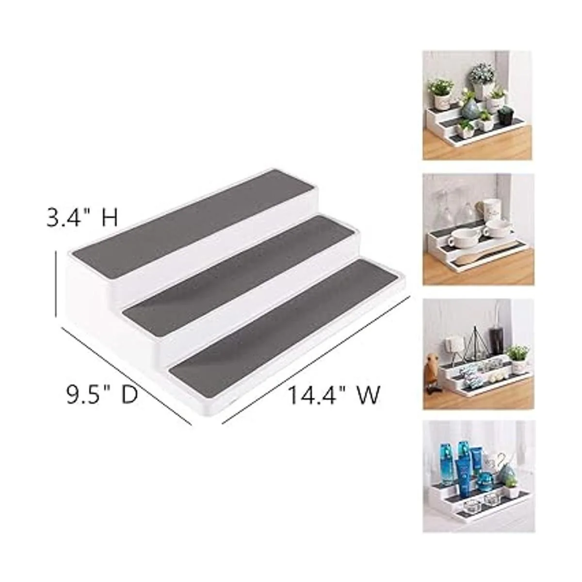 YCOCO Estante de especias de 3 niveles organizador de_2