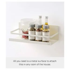 YAMAZAKI home 2410 Especiero magnético color blanco._2