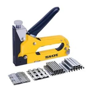 YEAHOME Pistola grapadora 4 en 1 con 4000 grapas