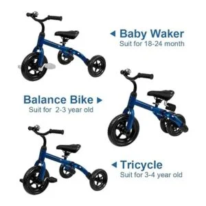 YGJT Triciciclo 3 en 1 para niños pequeños de 2 a 3 a 4_4