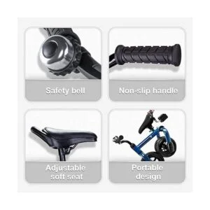 YGJT Triciciclo 3 en 1 para niños pequeños de 2 a 3 a 4_5