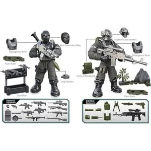 YEIBOBO Figura de acción de las fuerzas especiales con_5