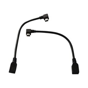 YCS Basics 6 inch USB 2.0 Mini B hembra a izquierda y_1