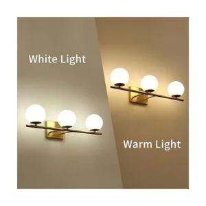 YHTlaeh Apliques para tocador baño espejo bar de_5