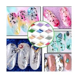 YAxis Juego de sábanas de hojas doradas de 12 colores 600_2