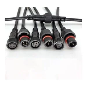 YETOR Cable de extensión impermeable de 2 pines cable de