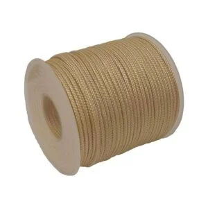 YAxis Rollo de 6.6 ft de cuerda de nailon trenzado de oro_2