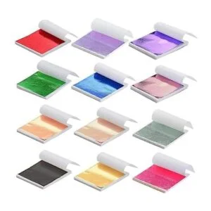 YAxis Juego de sábanas de hojas doradas de 12 colores 600_1