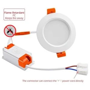 YGSTech Lámpara empotrable LED de 2.0 in regulable 3 W_3