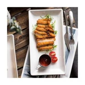 YHOSSEUN Platos de porcelana para servir bandejas_6