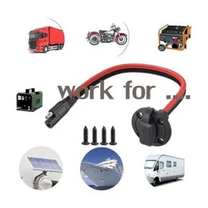YETOR SAE conector de alimentación solar 10 AWG SAE cable_5