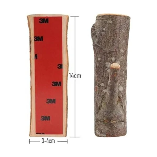 YANGQIHOME Paquete de 4 ganchos de pared de ramas de árbol_2