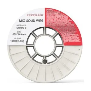 YESWELDER ER70S6 .035 pulgadas en carrete de 10 libras de