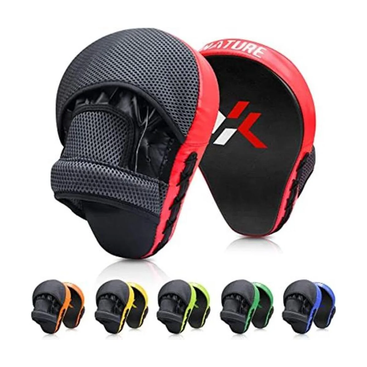 Xnature Guantes de boxeo curvados esenciales de MMA para_1