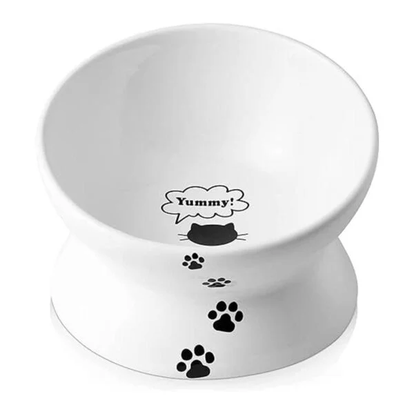 Y YHY Cuenco para gatos anti vómitos cuencos elevados de_1