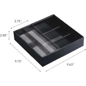 YAMAZAKI Home Organizador de cubiertos expandible para