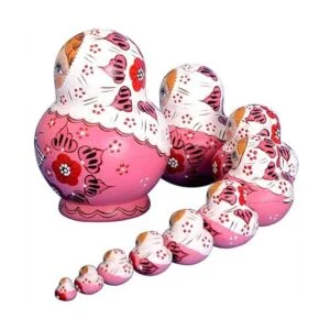 YAKELUS 10 muñecas rusas Matryoshka hechas a mano01071_4