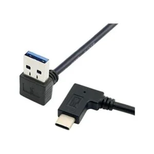 Xiwai Cable de datos reversible USB 3.1 USBC en ángulo a_1