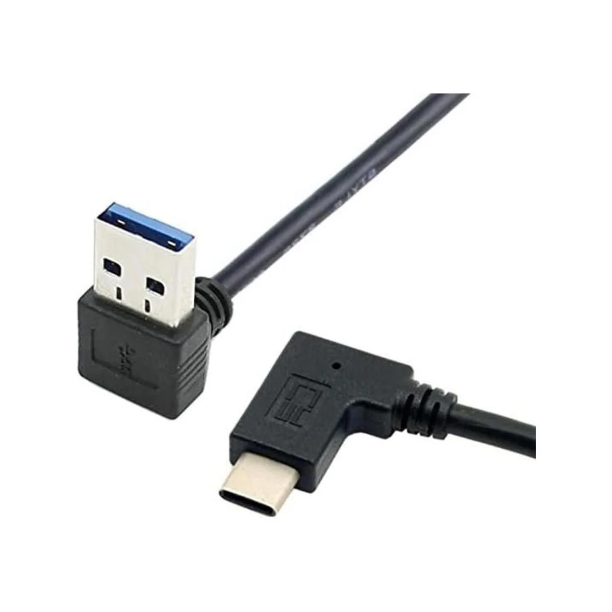 Xiwai Cable de datos reversible USB 3.1 USBC en ángulo a_1