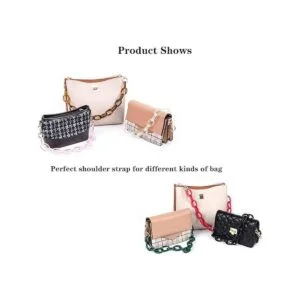 Xiazw Bolsa de resina gruesa corta con asas de repuesto