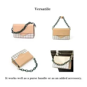 Xiazw Correa de repuesto para bolso de resina corta para