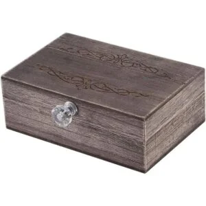 YK Homish Caja de anillos de boda única y cajas de_3