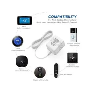 Xwartre Termostato certificado UL con cable C de 24 V_2