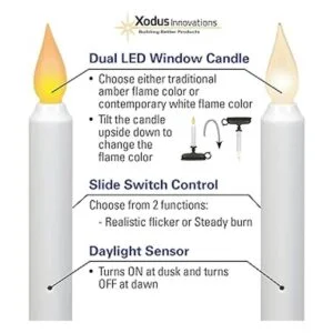 Xodus Innovations FPC1325P Vela de ventana de 9 pulgadas_5