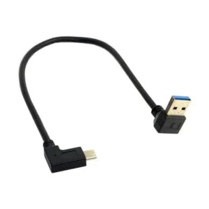 Xiwai Cable de datos reversible USB 3.1 USBC en ángulo a_5