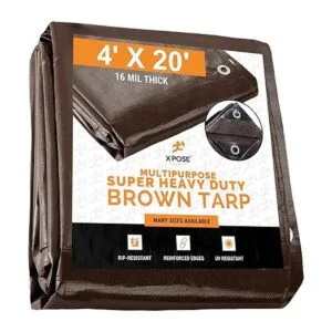 Xpose Safety Lona protectora de polietileno de 4 x 20_1