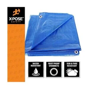 Xpose Safety Lona de polietileno ligera azul Funda_2