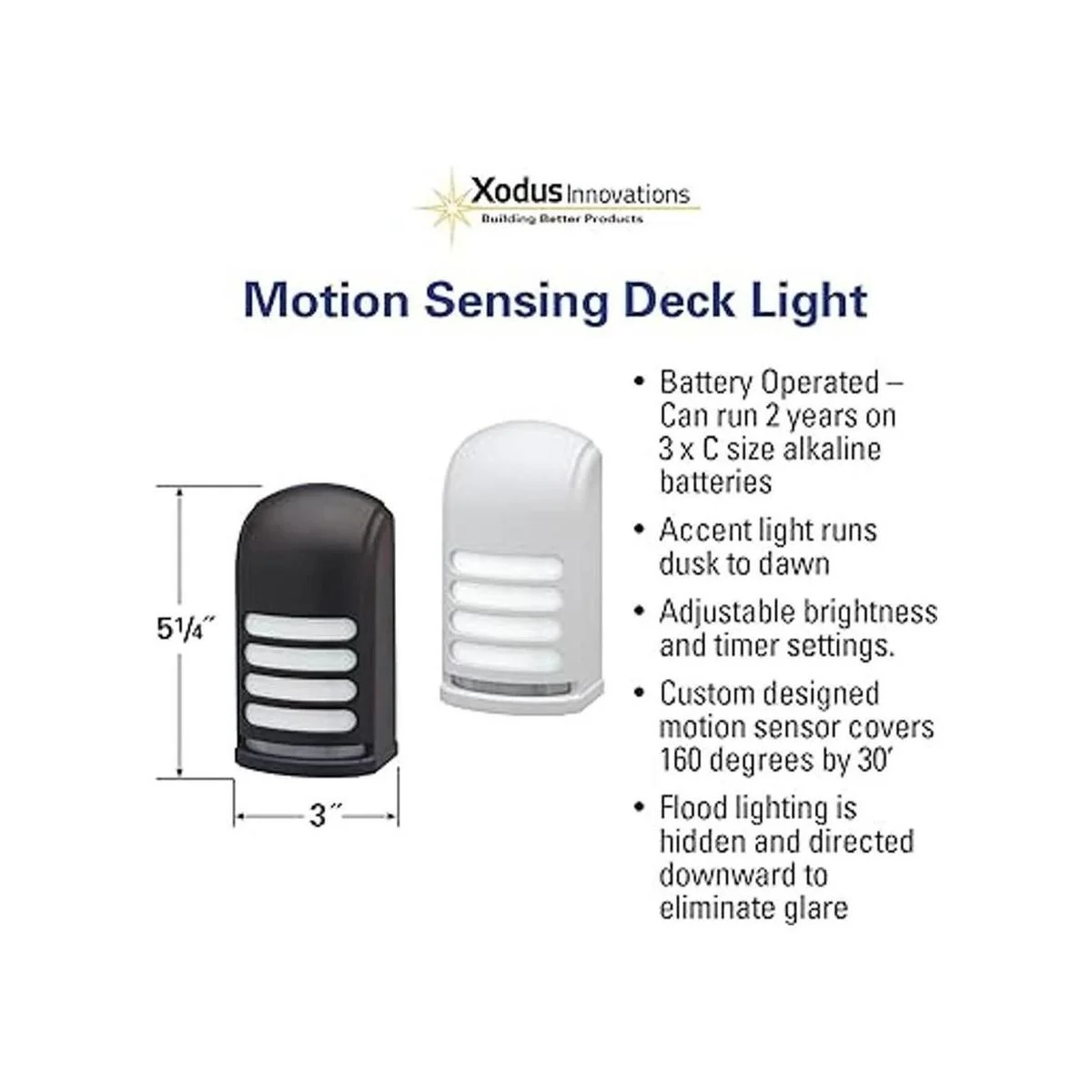 Xodus Innovations BL775D Luz LED activada por movimiento_4