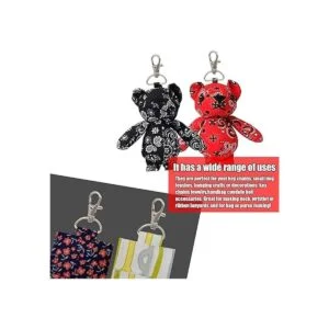 YAKA Paquete de 50 cierres de pinza de langosta de metal_6