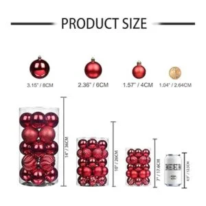 XmasExp Bolas de Navidad para colgar 34 unidades_6