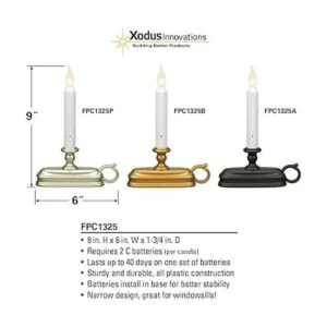 Xodus Innovations FPC1325P Vela de ventana de 9 pulgadas_4