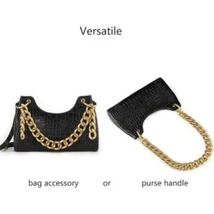 Xiazw DIY Cadena de metal de aluminio grueso y grueso