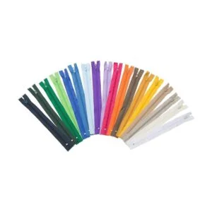 YAKA 60 cremalleras de nailon de 9 pulgadas cremalleras