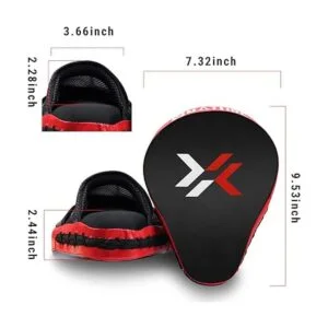 Xnature Guantes de boxeo curvados esenciales de MMA para_2