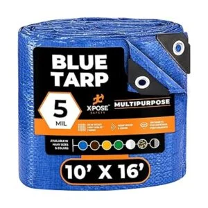 Xpose Safety Lona de polietileno ligera azul Funda_1