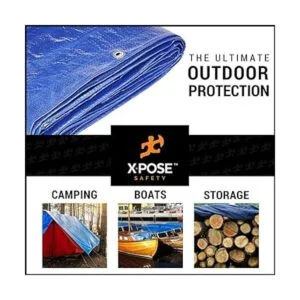 Xpose Safety Lona de polietileno ligera azul Funda_4