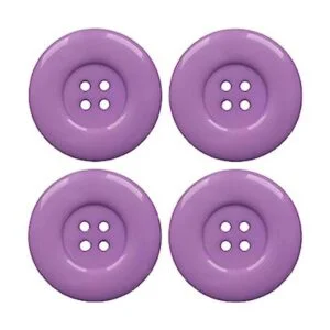 YAKA 50pcs 4 Holes Round Sewing Resin Buttons1.5inch38mm_1