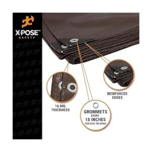 Xpose Safety Lona protectora de polietileno de 4 x 20_3