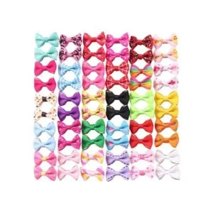 YAKA 60 unidades 30 pares de lazos para el pelo con_1