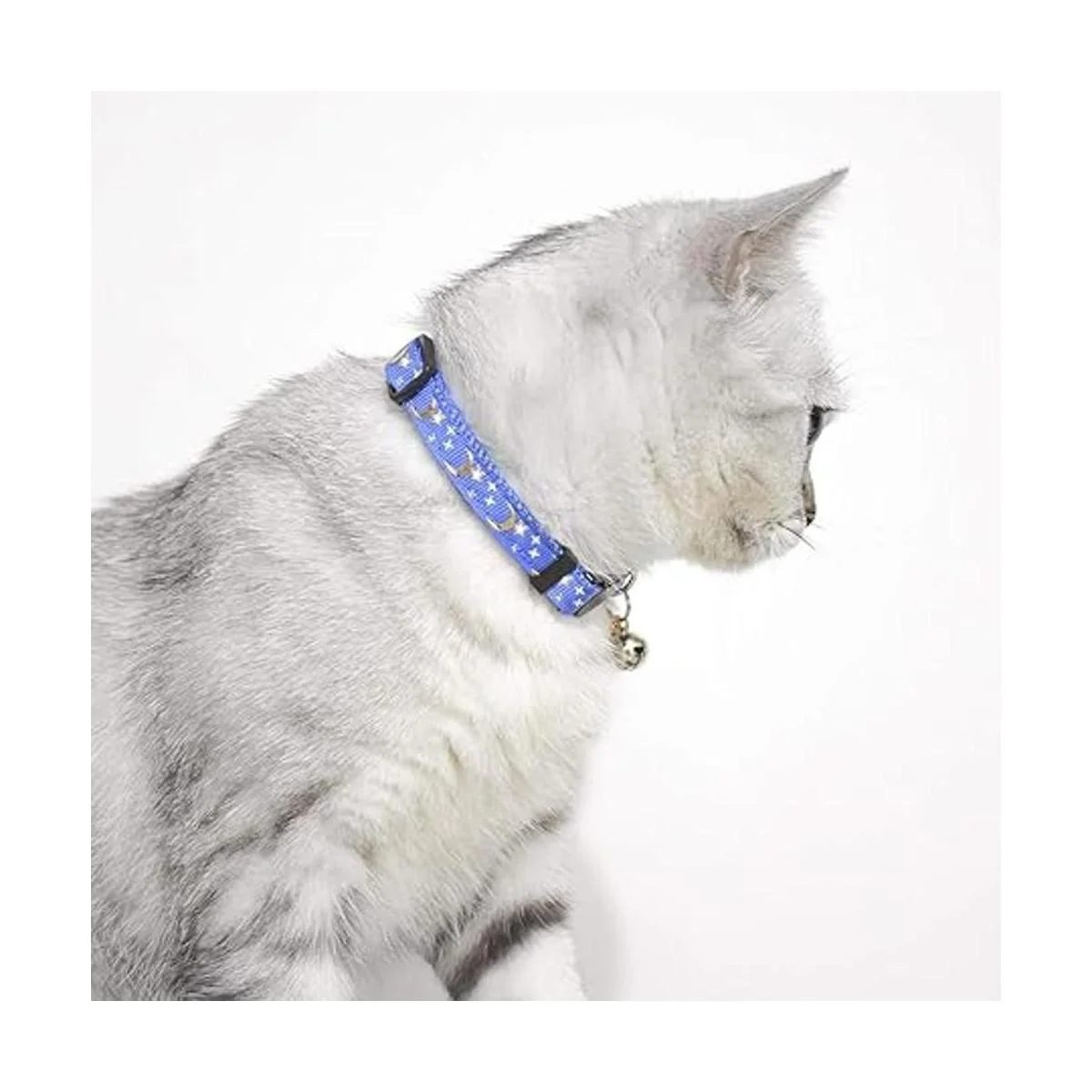 XPangle 2 PCS Collar de gato con campana lindo collar_3