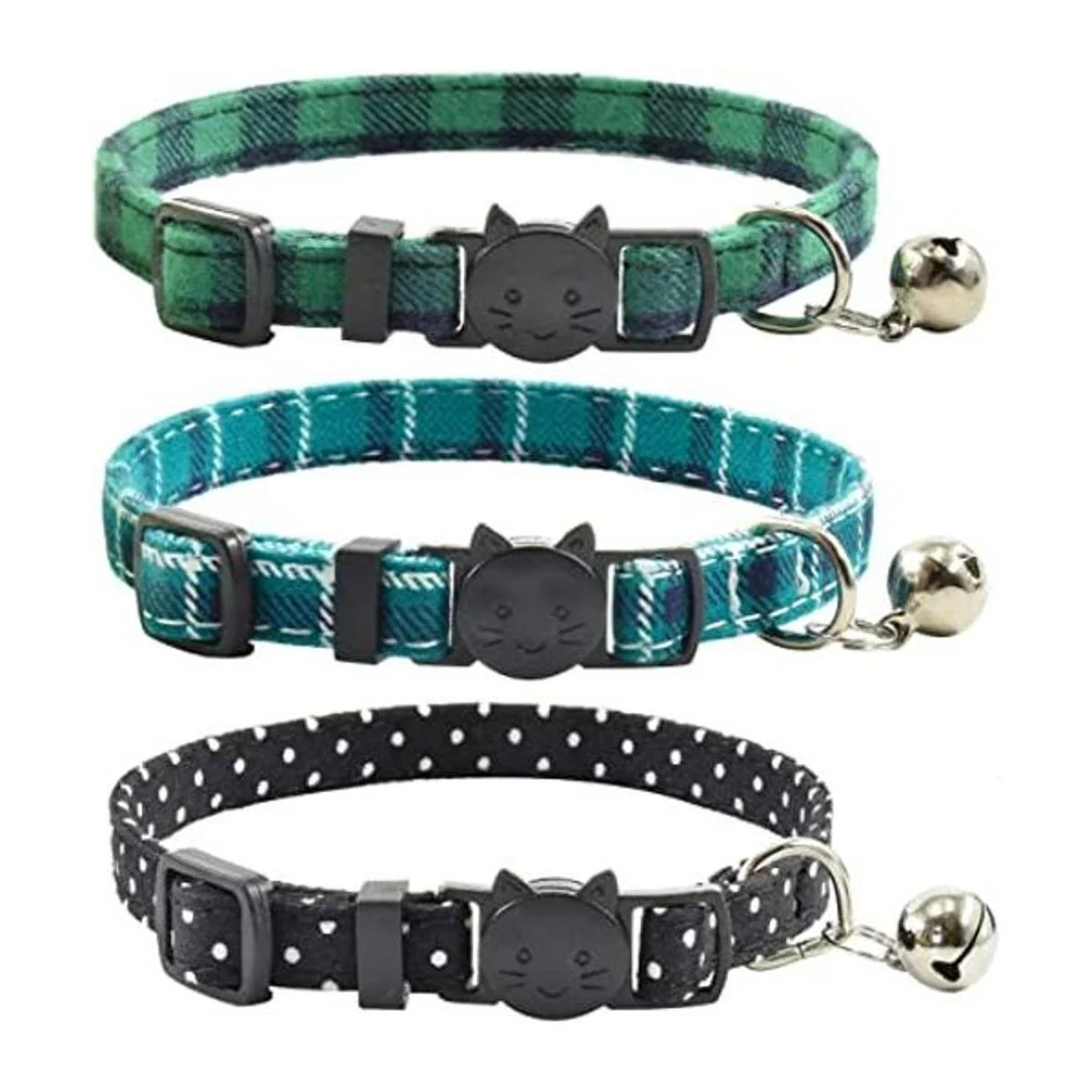 XPangle Breakaway Collares de gato con campana juego de