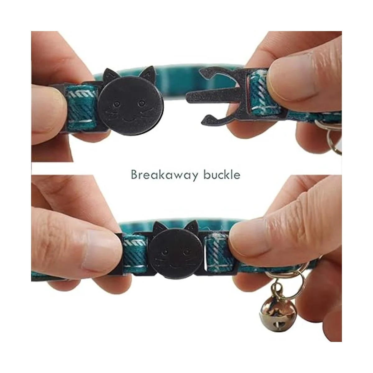 XPangle Breakaway Collares de gato con campana juego de