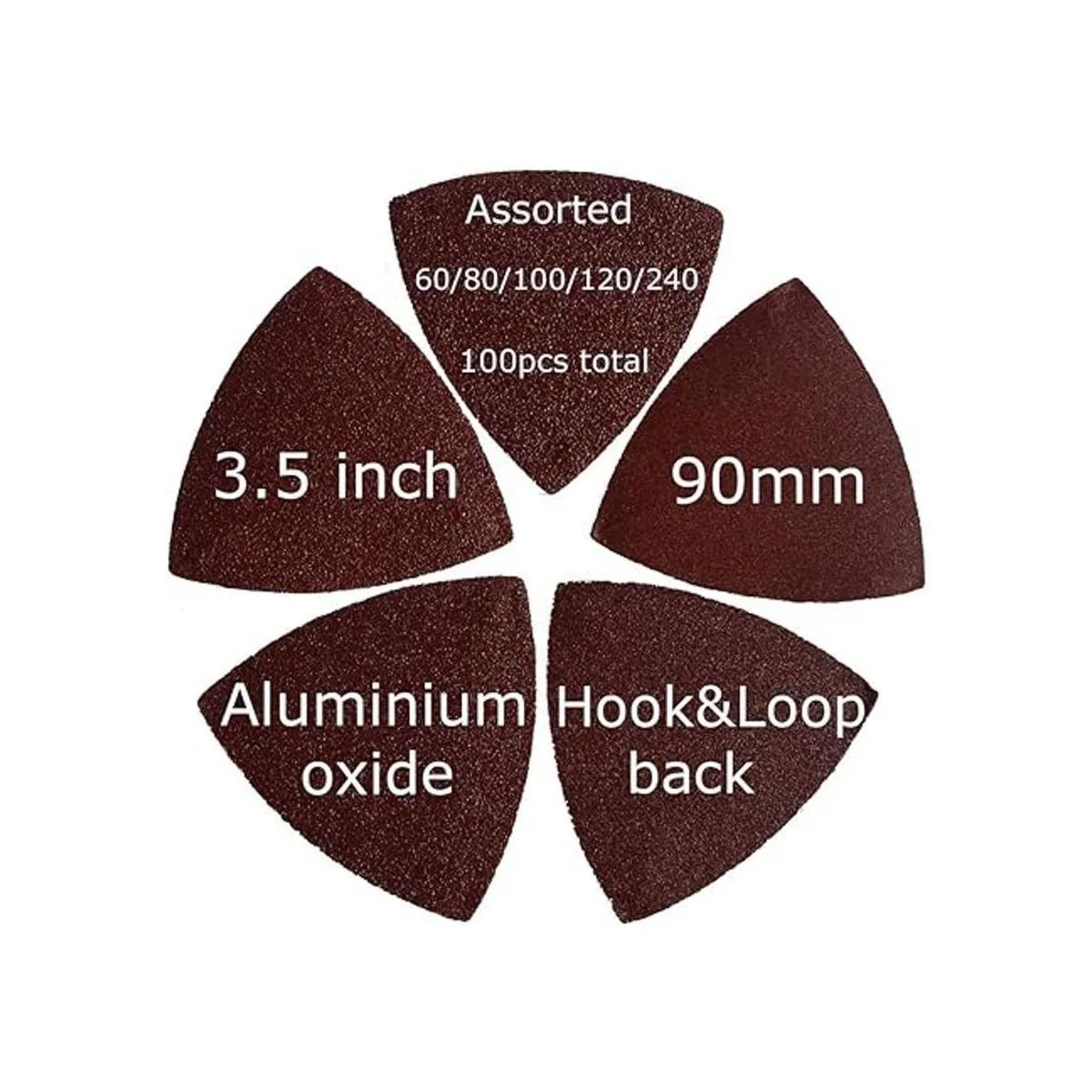 XXGO 100 piezas de papel de lija multiherramienta_3